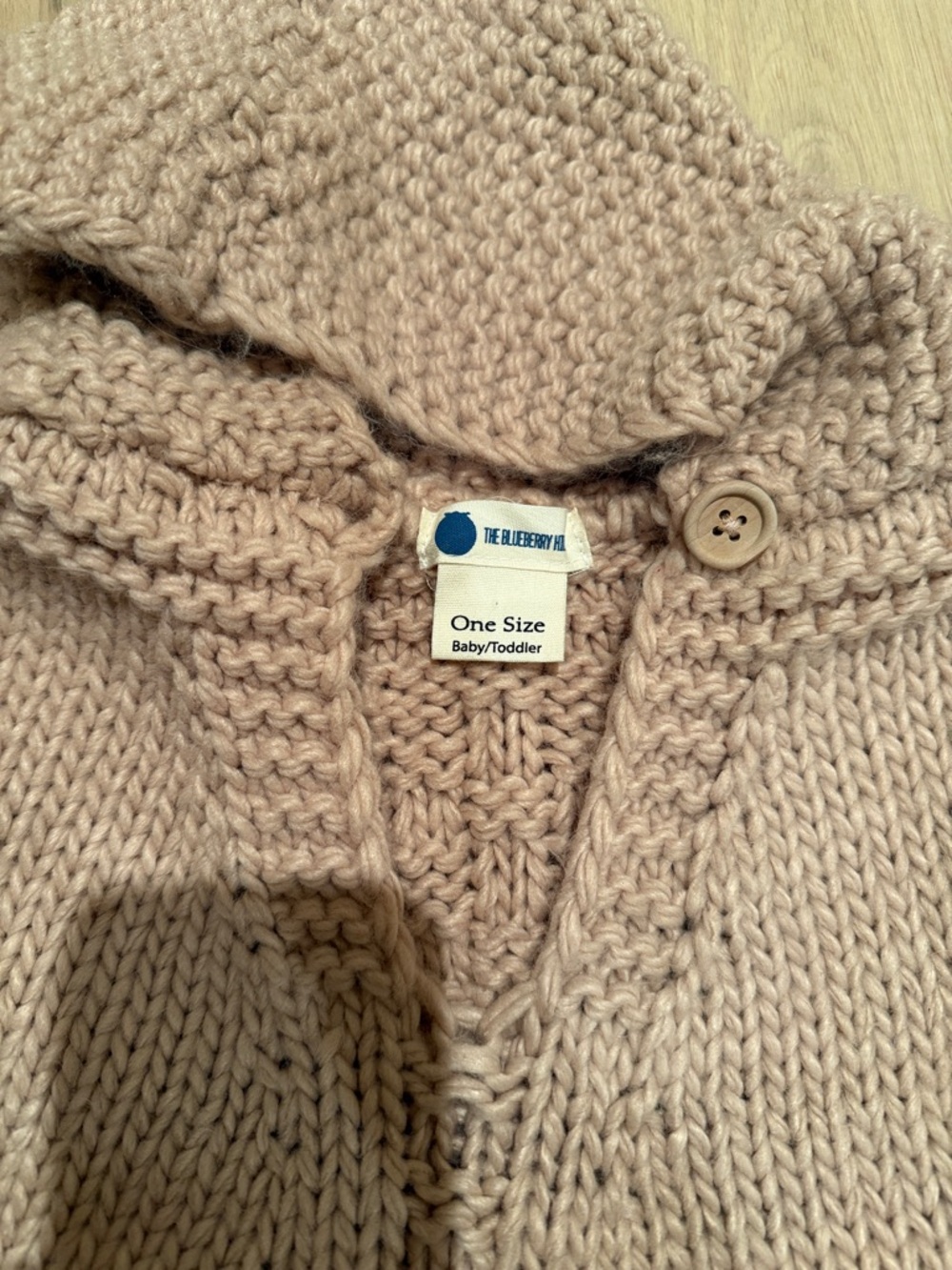 The Blueberry Hill - Cozy Hooded Knit Poncho Sweater - Picture 2 of 3